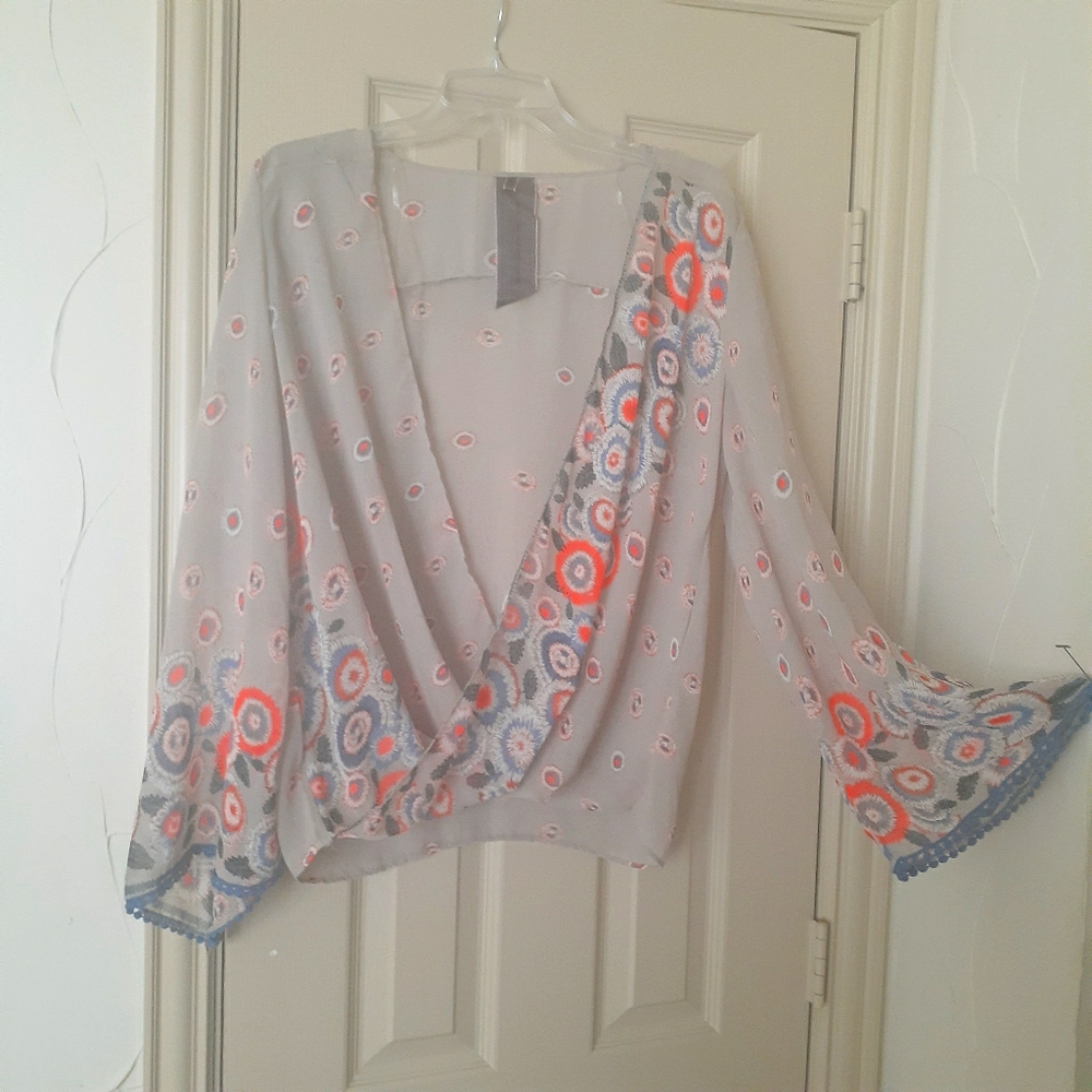 Long sleeve blouse